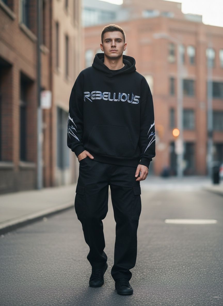 B.M. REBELLIOUS HOODIE