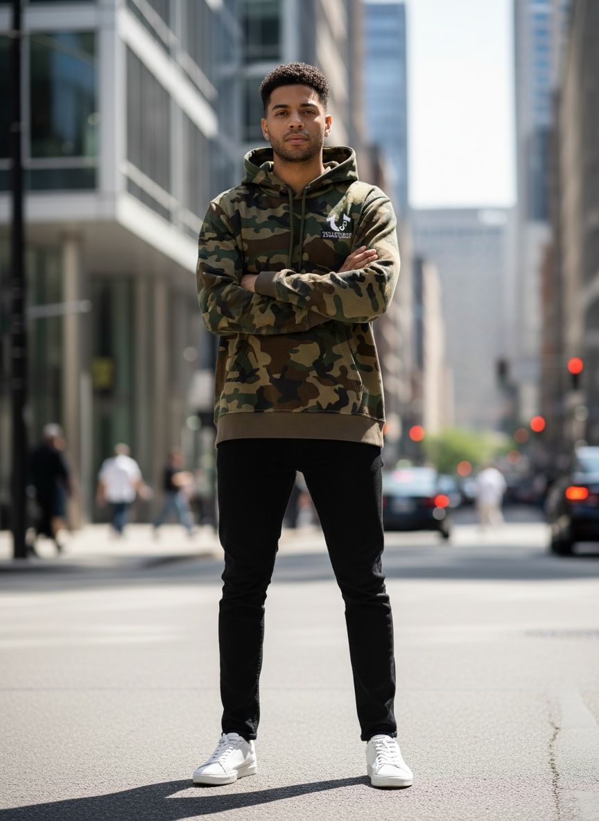 TRUE RELIGION CAMO HOODIE