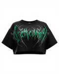 BREATHEDIVINITY HOLLOW SKULL CROP TOP