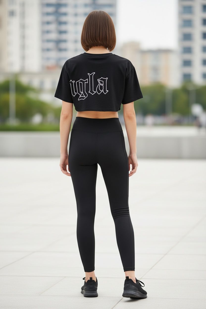 YOUNGLA TOP CROP URBAN TEE