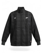 ADIDAS & ALL BLACKS PLAID WOVEN FIREBIRD TRACK JACKET