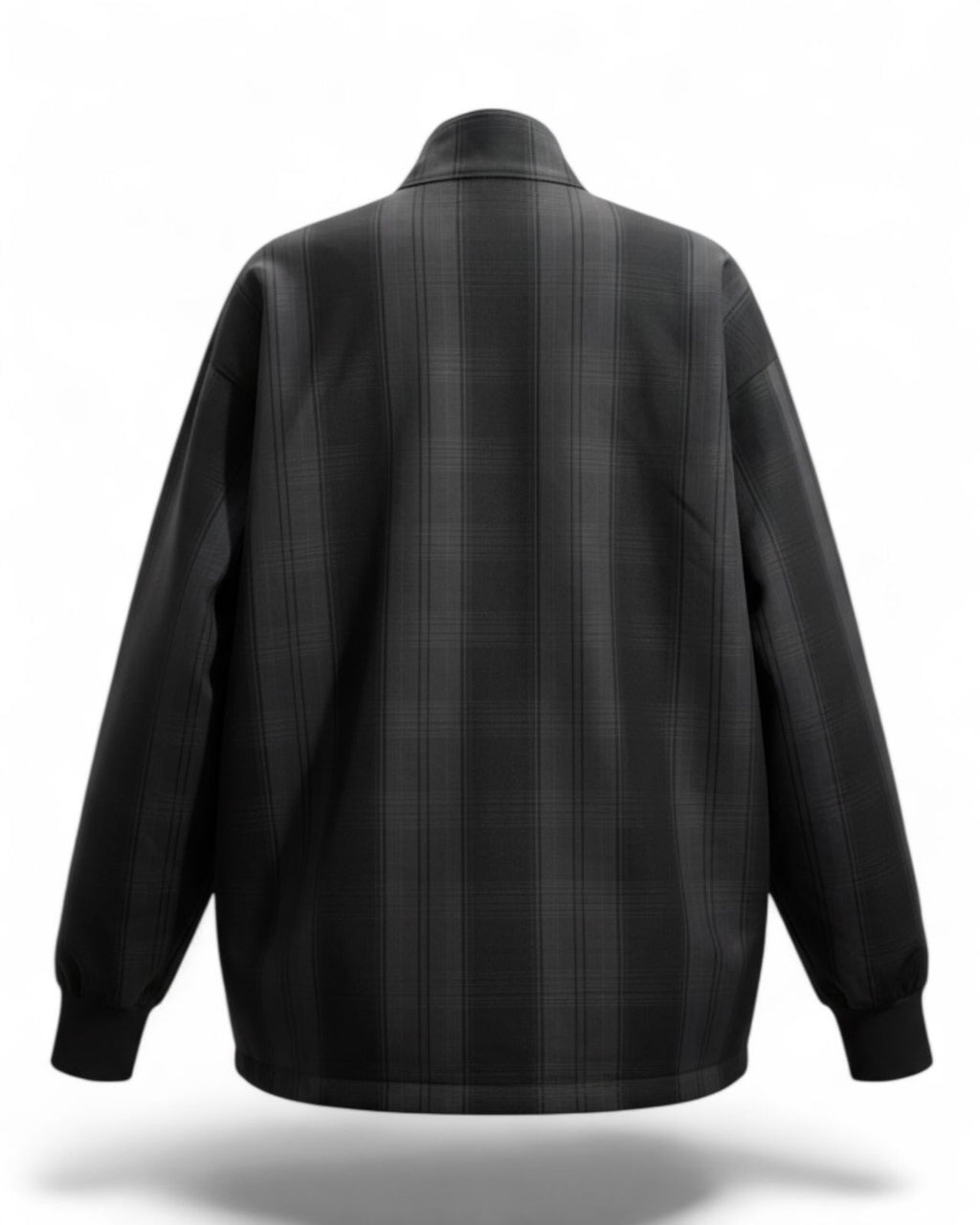 ADIDAS & ALL BLACKS PLAID WOVEN FIREBIRD TRACK JACKET