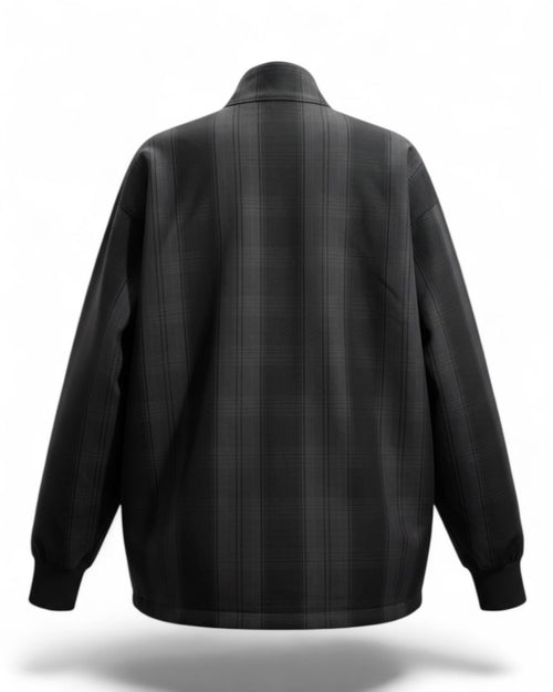 ADIDAS & ALL BLACKS PLAID WOVEN FIREBIRD TRACK JACKET