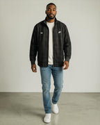 ADIDAS & ALL BLACKS PLAID WOVEN FIREBIRD TRACK JACKET