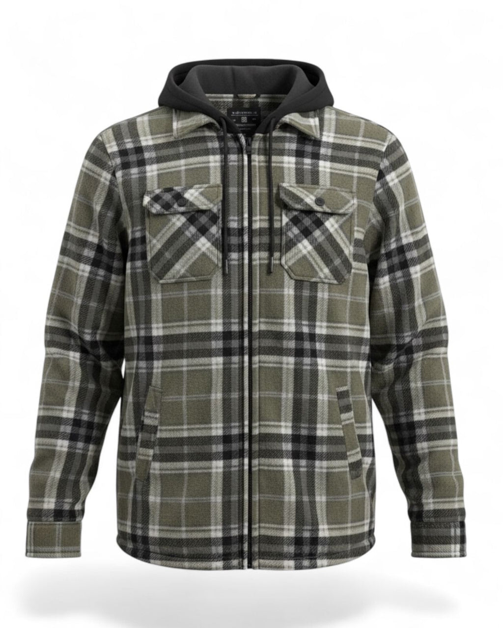 MOUNTAIN RIDGE FLANNEL HOODED JACKET