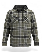 MOUNTAIN RIDGE FLANNEL HOODED JACKET