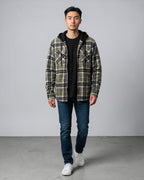 MOUNTAIN RIDGE FLANNEL HOODED JACKET