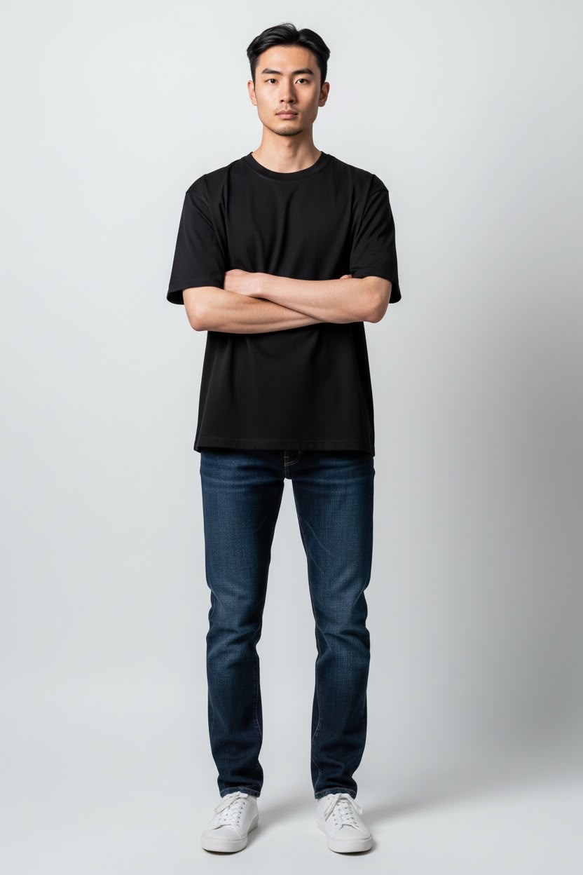 STEVE´S JEANS BLANK NEGRA